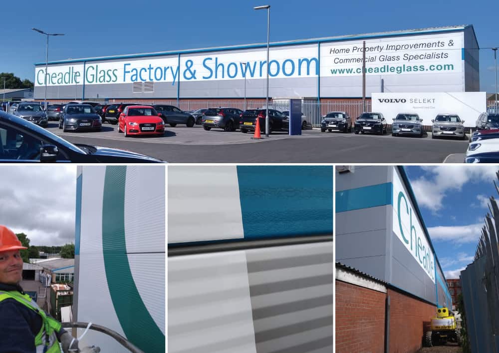 Cheadle Glass Building Advetisement