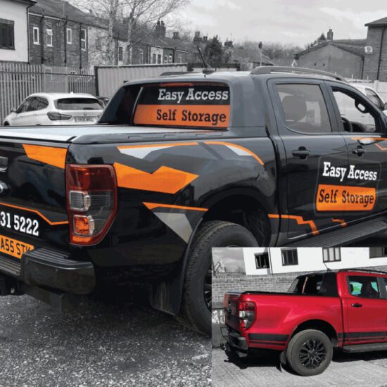 Full colour change Ford Ranger vehicle wrap and graphics