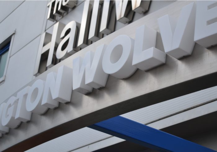 warrington-wolves-built-up-letters - Signs Northwest